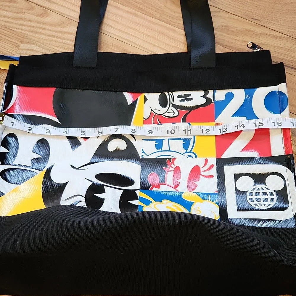 Disney Colorful Mickey Mouse Messenger Bag Tote Vacation Cruise Holiday Summer